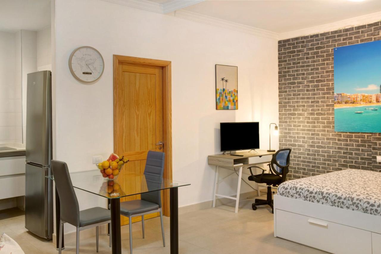Beach Studio Apartment Canteras Las Palmas de Gran Canária Exterior foto