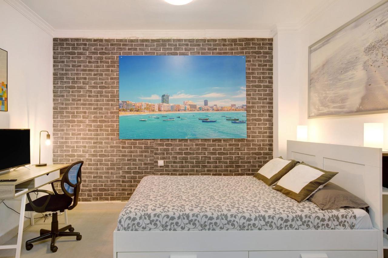 Beach Studio Apartment Canteras Las Palmas de Gran Canária Exterior foto