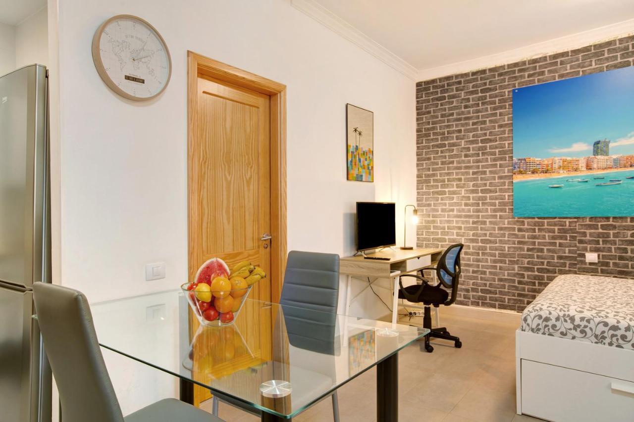 Beach Studio Apartment Canteras Las Palmas de Gran Canária Exterior foto